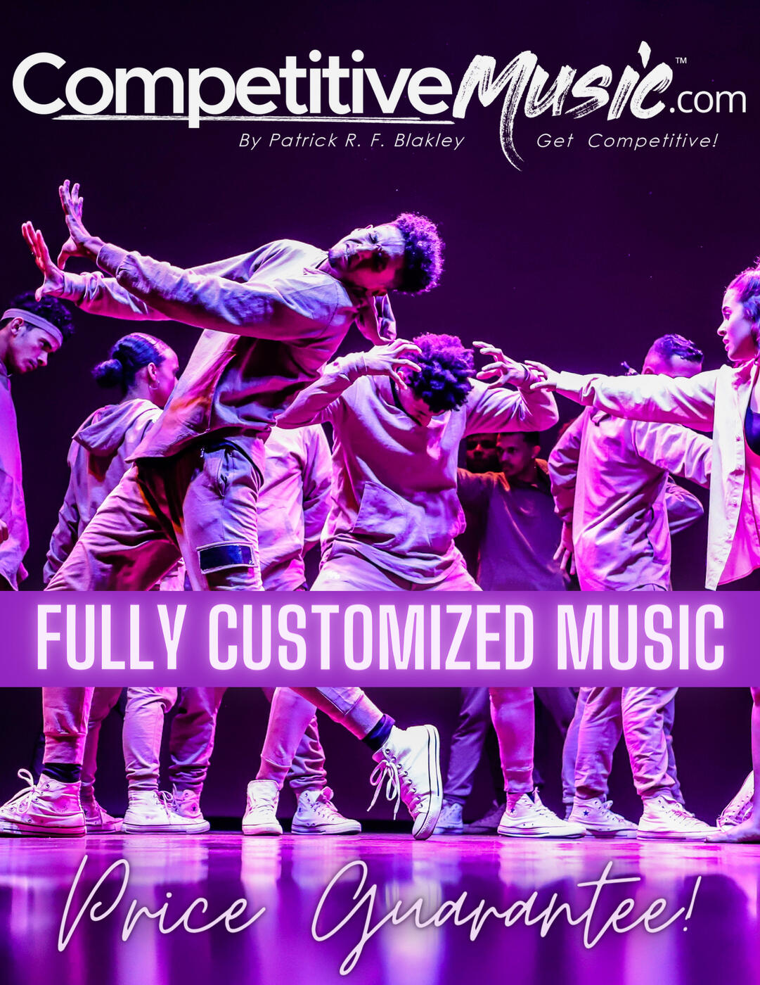 Competitive Dance Music Editing Flyer Flyer for competitive music and audio editing for competitive dance music.